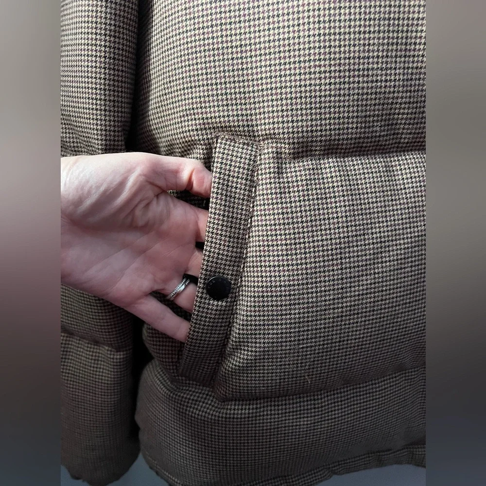 New RAG & BONE Cal Plaid Puffer Jacket Size XL - Picture 5 of 9